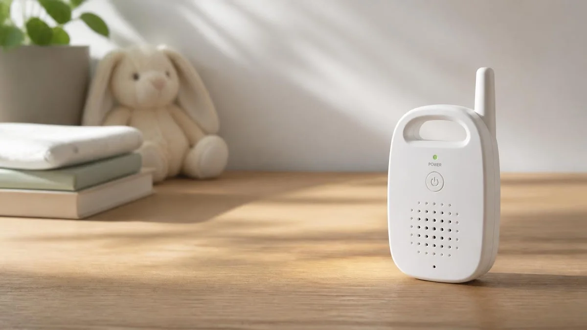 Simple audio-only baby monitor unit